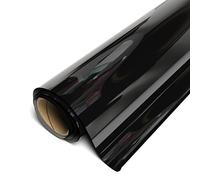 Siser EasyWeed Stretch Matte HTV - Rotolo da stiro in vinile termoadesivo per trasferimento termico (nero)