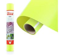Siser® Glitter Neon Yellow, 30cm x 0,5mt, Vinile Termotrasferibile Termoadesivo Glitterato per la Personalizzazione dei Tessuti, Abbigliamento e Accessori, Hobby Creativi, Facile da Tagliare