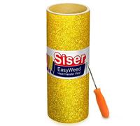 SISER Glitter Oro Easyweed Heat Transfer Craft Vinyl Roll 10ft x 10" Old Skool PRO