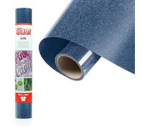 Siser® Glitter Sapphire, 30cm x 0,5mt, Vinile Termotrasferibile Termoadesivo Glitterato per la Personalizzazione dei Tessuti, Abbigliamento e Accessori, Hobby Creativi, Facile da Tagliare
