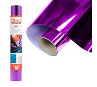 Siser® Metal Purple Viola, 30cm x 0,5mt, Vinile Termotrasferibile Termoadesivo Metallizzato per la Personalizzazione dei Tessuti, Abbigliamento e Accessori, Hobby creativi, Facile da Tagliare