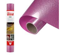 Siser® Sparkle Perfect Pink, 30cm x 0,5mt, Vinile Termotrasferibile Termoadesivo Effetto Glitter Glossy per Personalizzazione Tessuti, Abbigliamento e Accessori, Hobby Creativi, Facile da Tagliare