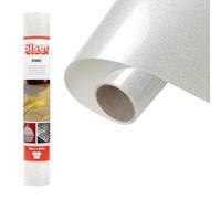 Siser® Sparkle Snowstorm White, 30cm x 0,5mt, Vinile Termotrasferibile Termoadesivo Effetto Glitter Glossy per Personalizzazione Tessuti, Abbigliamento e Accessori, Hobby Creativi, Facile da Tagliare