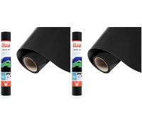 SISER® Stripflock PRO Black Nero, 30cm x 0,5mt, Vinile Termotrasferibile Termoadesivo Floccato per la Personalizzazione dei Tessuti, Abbigliamento e Accessori, Hobby Creativi, Facile da Tagliare