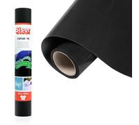 Siser® Stripflock PRO Black Nero, 30cm x 0,5mt, Vinile Termotrasferibile Termoadesivo Floccato per la Personalizzazione dei Tessuti, Abbigliamento e Accessori, Hobby Creativi, Facile da Tagliare
