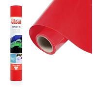 Siser® Stripflock PRO Bright Red, 30cm x 0,5mt, Vinile Termotrasferibile Termoadesivo Floccato per la Personalizzazione dei Tessuti, Abbigliamento e Accessori, Hobby Creativi, Facile da Tagliare