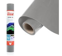 Siser® Stripflock PRO Grey , 30cm x 0,5mt, Vinile Termotrasferibile Termoadesivo Floccato per la Personalizzazione dei Tessuti, Abbigliamento e Accessori, Hobby Creativi, Facile da Tagliare