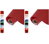 SISER® Stripflock PRO Red, 30cm x 0,5mt, Vinile Termotrasferibile Termoadesivo Floccato per la Personalizzazione dei Tessuti, Abbigliamento e Accessori, Hobby Creativi, Facile da Tagliare