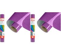 SISER® Twinkle Purple Viola, 30cm x 0,5mt Vinile Termotrasferibile Termoadesivo Glitter Riflettente per la Personalizzazione dei Tessuti, Abbigliamento e Accessori, Hobby creativi, Facile da Tagliare