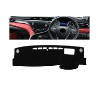 SISIFEIER Copri cruscotto Auto per Toyota per Camry XV70 70 2018 2019 2020 2021 2022 2023 2024 Copertura Cruscotto Auto Tappetini Parasole(A RHD Black Side)