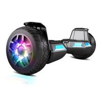 SISIGAD Hoverboard 8.5" Todo Terreno, Estándar de la UE- Bluetooth Integrado con Potente Motor, Monopatín Eléctrico Auto-Equilibrio, Regalo para Adolescentes y Adultos