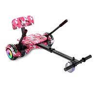 SISIGAD Hoverkart, Hoverboard Sedile Attacco Hoverboard Regolabile Hoverboard Accessori Per Hoverboard Go Kart, Compatibile con Hoverboard 16,5 cm/8"/10" (Hoverboard Non Incluso)