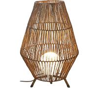 SISINE-Lampada da terra esterna con cavo in iuta e telecomando, Ø48 cm H70 cm naturale New Garden