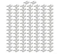 SiSinkal 100 clip di messa a terra in acciaio inox per pannelli solari conduttivi per pannelli solari sistema ferroviario fotovoltaico protezione dai guasti facile da installare tetto fotovoltaico