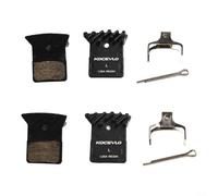 Sisinkal 2 paia di pastiglie freno a disco L05A in resina per Ultegra 105 GRX, resistenti alle alte temperature, resistenti all'acqua, brevi periodi di effrazione, design multidirezionale, condotto