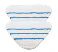 Sisinkal 2 panni in microfibra di ricambio per GOODMANS 10 in 1 per pulitore a vapore riutilizzabili e lavabili, con strisce di sfregamento per legno, piastrelle, laminato, marmo