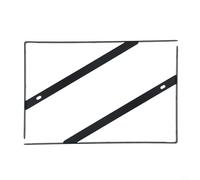 SiSinkal 2 staffe per mensole in metallo ispessito, a forma di L, ad angolo retto, in acciaio, resistenti, per casa, giardino, cucina, libreria, nero, 30,5 cm (nero, 30,5 cm)