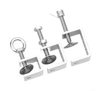 SiSinkal Anello di sollevamento a C in acciaio inossidabile 304, resistente, intrecciato a mano, per carpenteria, saldatura, lavori automobilistici, elevata resistenza alla coppia, apertura massima