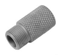SiSinkal Boccola per trapano in acciaio inossidabile per dima di tassello M14, localizzatore guida per foratura del legno da 4-10 mm con posizionamento preciso per tenoni e fori, argento (8 mm)