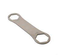 SiSinkal Chiave per riparazione forcella in acciaio inox per riparazione bicicletta Rockshox, doppia testa design portatile (30-32 mm)