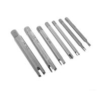 SiSinkal Estrattore per maschi rotti per M3-M10, 3 artigli, HSS, mano sinistra, con guida per rubinetti metrici, 1 pezzo (M8)