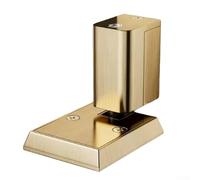 SiSinkal Fermaporta meccanico regolabile, design resistente e antivento, in lega di zinco, montaggio senza trapano, per porte in legno e acciaio inossidabile, cuciture da 5 a 25 mm, per casa nel Regno