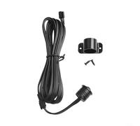 SiSinkal Interruttore con sensore di movimento PIR, 5 A, 12 V-24 V, rilevamento a infrarossi per illuminazione intelligente a LED, distanza di rilevamento 3-5 m, grado di protezione IP20, nero