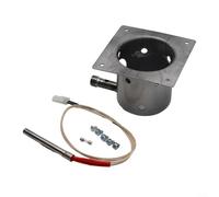 SiSinkal Kit di ricambio per braciere in ferro resistente, per Traeger, per griglie Z a pellet, design con stampaggio integrato, 127 x 127 x 95 mm (A + B)