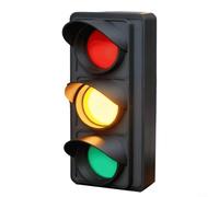 SiSinkal Lampada da scrivania USB con segnale sociale, con indicatore di stato rosso/giallo/verde, per casa, ufficio, dormitorio o spazio di lavoro condiviso, decorazione semaforo ABS, 25 x 10 x 3 cm