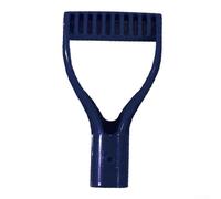SiSinkal Manico ergonomico in plastica con impugnatura a D per pala e rastrello, parte di ricambio in PVC con diametro interno di 31 mm per giardinaggio, scavo e attività di rimozione della neve, 2