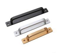 SiSinkal Maniglia per porta in lega di alluminio a forma di U per porte scorrevoli, moderna e minimalista, per armadi e armadi, impugnatura in metallo per progetti di miglioramento domestico (212 mm