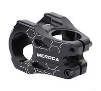 Sisinkal Manubrio della bicicletta, stelo CNC - 35 mm breve mountain bike ponte 31,8 mm ultraleggero DH AM per enduro lega di alluminio (nero)