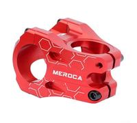Sisinkal Manubrio della bicicletta, stelo CNC - 35 mm breve mountain bike ponte 31,8 mm ultraleggero DH AM per enduro lega di alluminio (rosso)