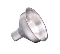 Sisinkal Mini tramoggia portatile in acciaio inox, con bordo liscio, per whisky, liquori, accessori da cucina, strumento di trasferimento, bocca piccola, diametro 9 mm (S)