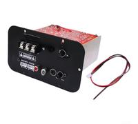 SiSinkal Modulo di potenziamento audio per auto da 400 W con controllo dei bassi regolabile, scheda amplificatore subwoofer a doppia modalità 30Hz-200Hz, sistema audio stereo ad alta potenza per