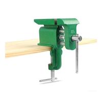 SiSinkal Morsa da banco in ghisa resistente, larghezza 14 cm, morsa da tavolo a doppio binario per la lavorazione del legno e il fai da te, morsetto da scrivania con presa sicura