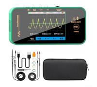 SiSinkal Oscilloscopio portatile digitale 10 MHz larghezza di banda 48 MSa/s campionamento in tempo reale schermo a colori da 3,2 pollici Dispositivo portatile per analisi dei circuiti elettrici e