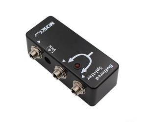 SiSinkal Pedale per chitarra con separatore buffer per la conservazione del tono, divisione del segnale a basso rumore per configurazioni a doppio amplificatore, cavi lunghi, compatibile con catene di