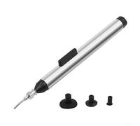 SiSinkal Penna aspirante IC per rimozione componenti SMD con punte di 3 dimensioni, strumento di aspirazione in silicone conduttivo ESD-Safe