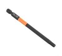 Sisinkal Punte per cacciavite a testa esagonale da 100 mm, con gambo esagonale da 1/4 di pollice, punte magnetiche per trapano elettrico, in lega di acciaio H3, H4, H5, H6, connessione rapida