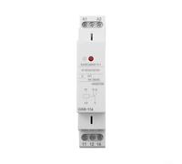 Sisinkal Relè Intermedio Ausiliario GR8-116 Relè Interruttore Din Rail Relè 1SPDT AC/DC 12V 16A 250VAC Per Sistemi Elettrici Con Indicatore LED Per Monitoraggio Stato Plastica