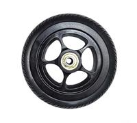 SiSinkal Ruota intera 5 x 1,5 pollici pneumatico solido con mozzo per scooter elettrico carrello carrello, manutenzione design a prova di foratura, costruzione in gomma e lega per pendolari e carico