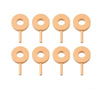 SiSinkal Sagome in legno grezzo per artigianato fai da te, 12 cm, forme rustiche per feste estive, compleanni e festività, tela bianca in legno naturale per pittura, colorazione, 8