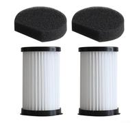 Sisinkal Set di 2 filtri per aspirapolvere Cleanmaxx Cyclone per aspirapolvere portatile PC-P009E, compatibili con 09847, filtri di ricambio ad alta densità, accessori per la cattura della polvere
