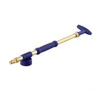 SiSinkal - Spruzzatore regolabile in ottone con ugello singolo e doppio, compatibile con bottiglie d'acqua da 1,25 litri e più grandi, per irrigazione agricola del prato del giardino (testa singola)