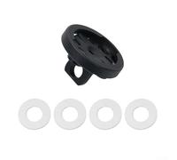 SiSinkal Supporto per computer da bicicletta, supporto per contachilometri Garmin in lega di alluminio ABS nero accessori da ciclismo