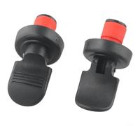 Sisinkal Tappo per bottiglia di vino e birra, tappo sigillante a pressione a mano con guarnizione in gomma ermetica a tenuta stagna, tappo riutilizzabile in PP per acqua minerale, aceto olio (2 pezzi