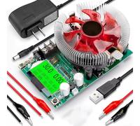 SiSinkal Tester elettronico a corrente costante regolabile USB 150W 200V 20A con display LCD e ventola di raffreddamento per capacità della batteria e analisi della linea dati del caricabatterie