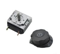 SiSinkal Timer meccanico da 120 minuti con manopola per quadrante e campanello acustico per carrello di riso al vapore, armadietto, cottura, controllo preciso del tempo, costruzione in metallo, cucina