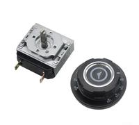 SiSinkal Timer meccanico da 120 minuti con manopola per quadrante e campanello acustico per carrello di riso al vapore, armadietto, cucina, controllo preciso del tempo, costruzione in metallo, cucina